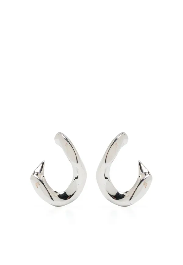 Annelise Michelson Déchainée hoops - Silverfärgad