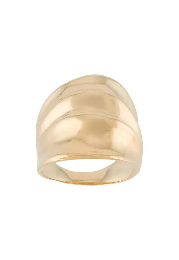 Annelise Michelson Draped ring - Guldfärgad