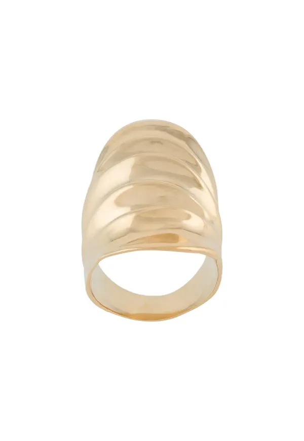 Annelise Michelson Draped ring - Guldfärgad