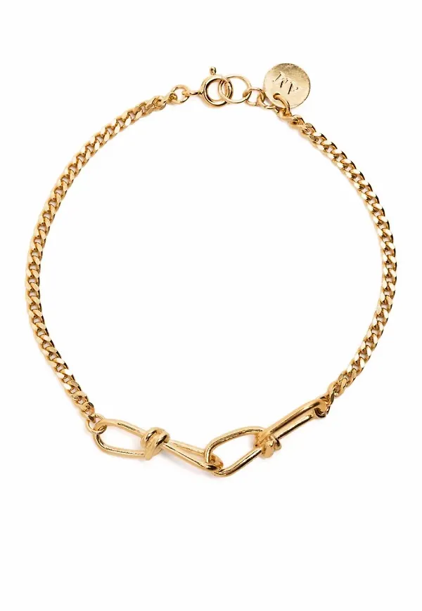 Annelise Michelson Gourmette armband - Guldfärgad