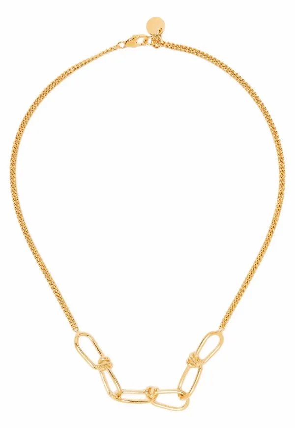 Annelise Michelson Wire Boyfriend halsband - Guldfärgad