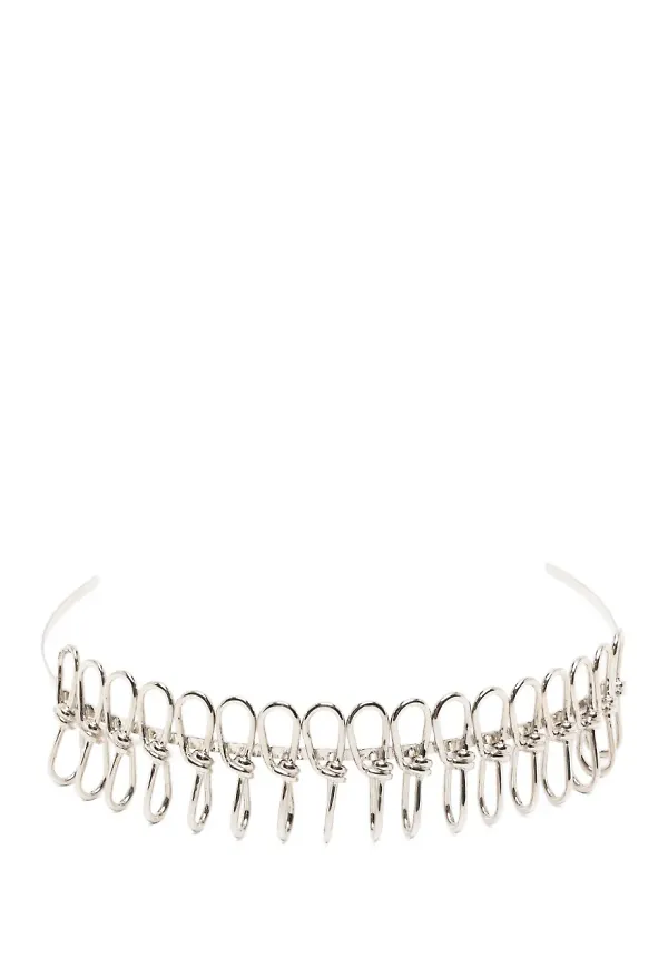 Annelise Michelson Wire hårband - Silverfärgad