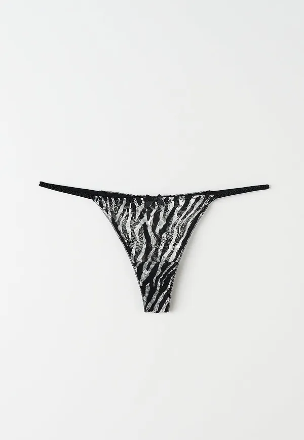 Annie lace thong