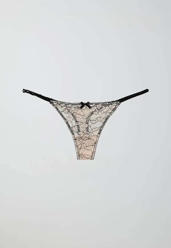 Annie lace thong