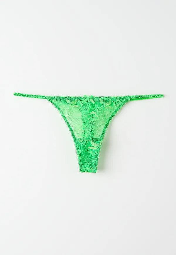 Annie lace thong