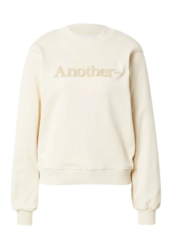 Another Label Sweatshirt '/Another' ljusbeige