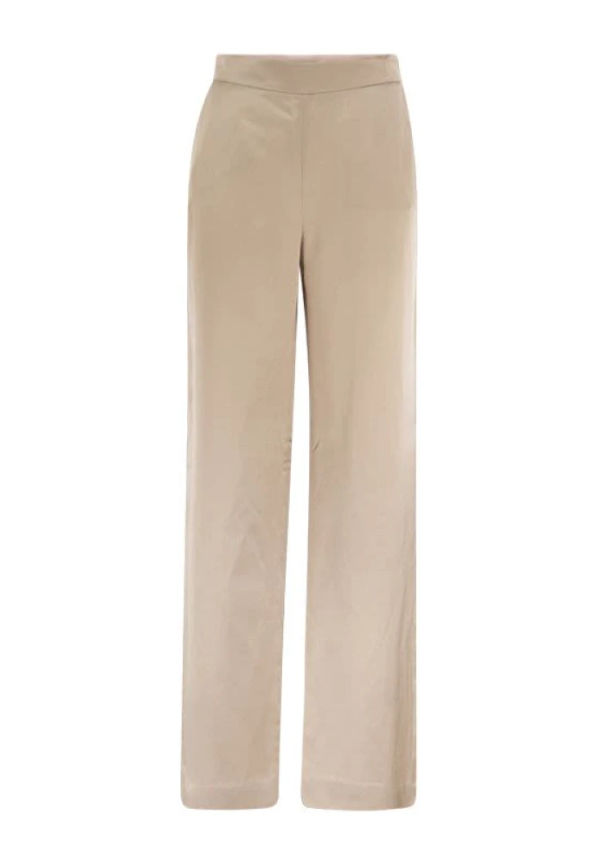 Antonelli Firenze Wide Trousers Beige, Dam