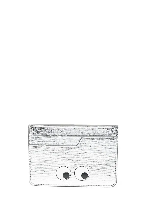 Anya Hindmarch Eyes korthållare - Silverfärgad