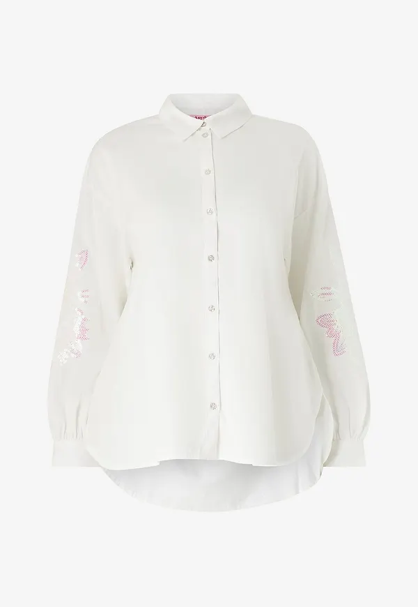 Anyday - Blus Lucy 131 - Blouse - Vit