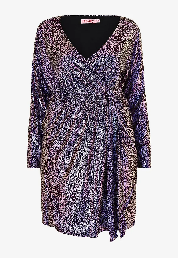 Anyday - Omlottklänning Louroes 155 - Dress - Svart