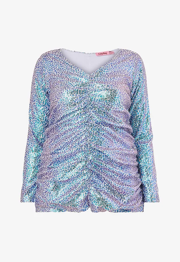 Anyday - Paljettopp Phoebe 017 - Lila
