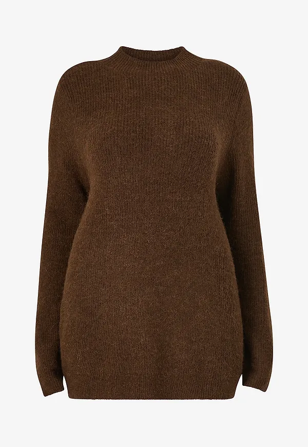 Anyday - Tröja Luna 176 - Knit Pullover - Brun