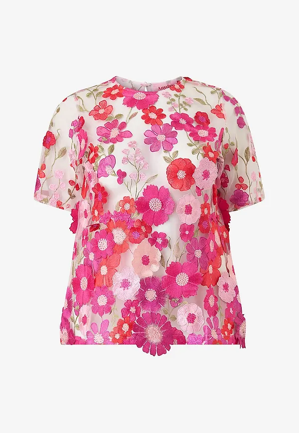 Anyday - Blus Any-flora 493 - Rosa