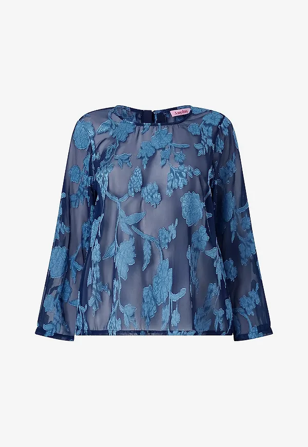 Anyday - Blus Any-Léonie 440 - Blouse - Blå