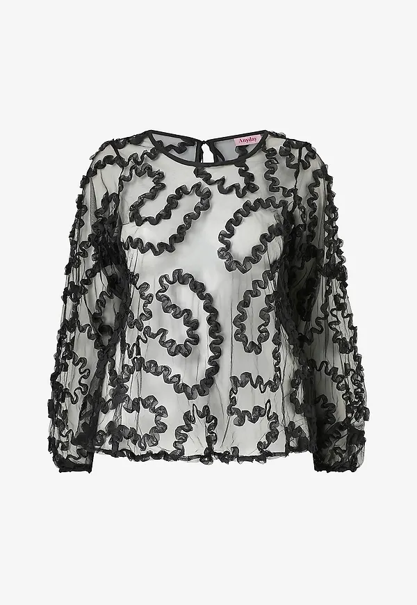 Anyday - Blus Any-ursula 302 - Svart
