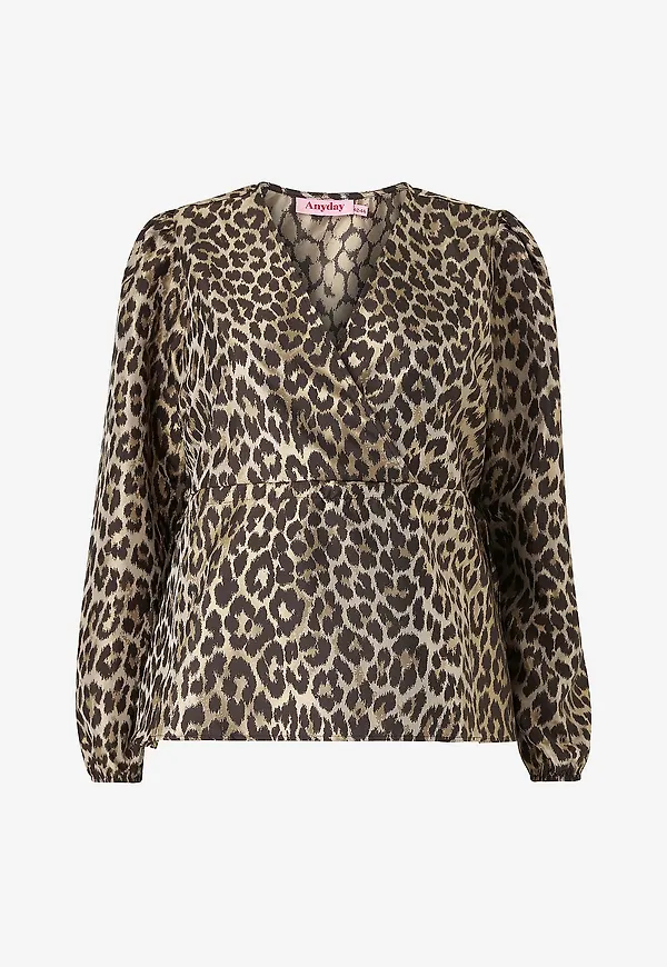 Anyday - Blus Ciana 117 - Blouse - Brun