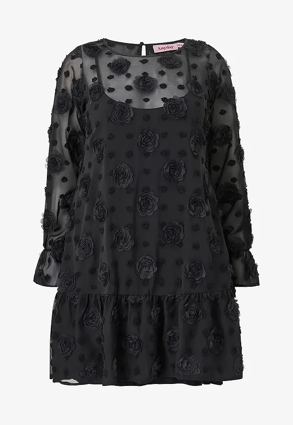 Anyday - Klänning Any-Ayani 494 - Dress - Svart