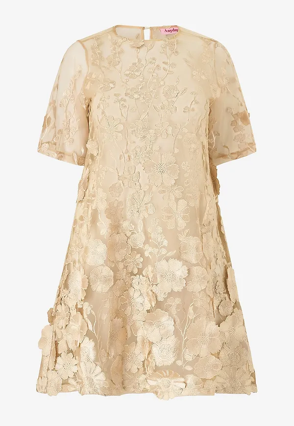 Anyday - Klänning anyFlora 425 - Brun