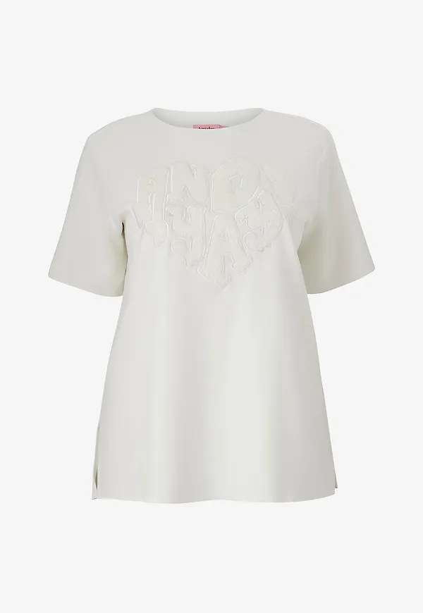 Anyday - Topp Alina 114 - T-shirt - Vit