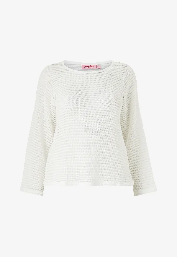 Anyday - Topp Amalfi 220 - Blouse - Vit
