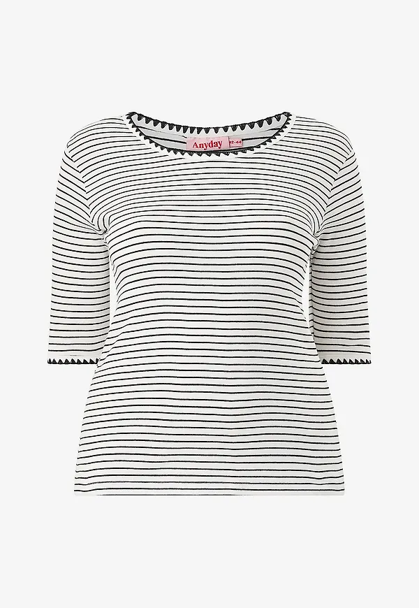 Anyday - Topp Any-Jade 436 - T-shirt - Vit