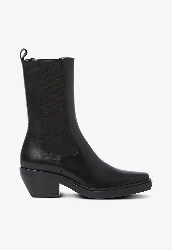 Apair - Boots i skinn - Svart