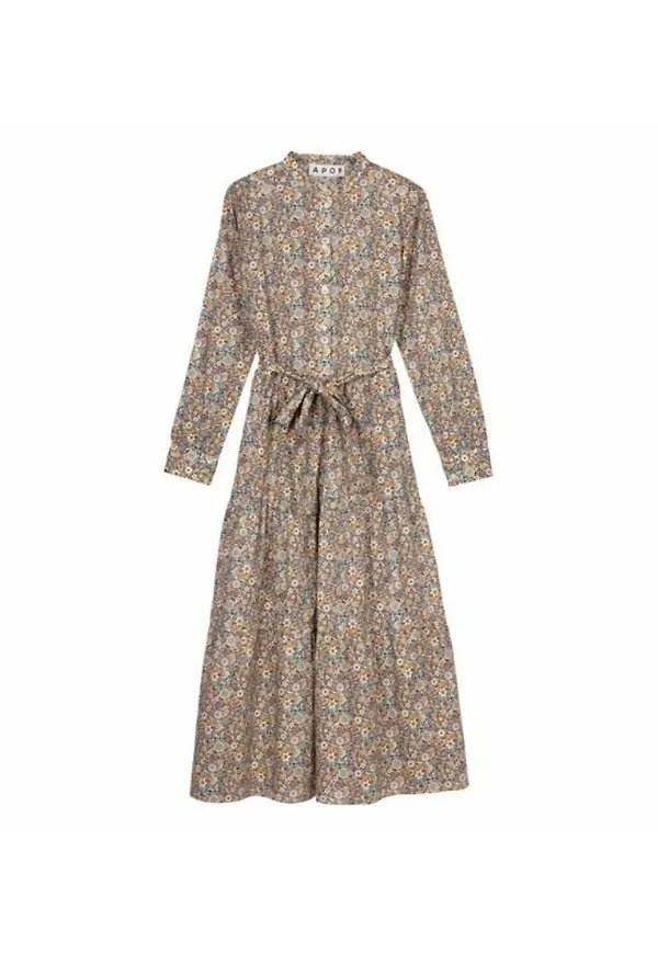 Apof - Maxiklänningar - Beige - Dam - Storlek: M