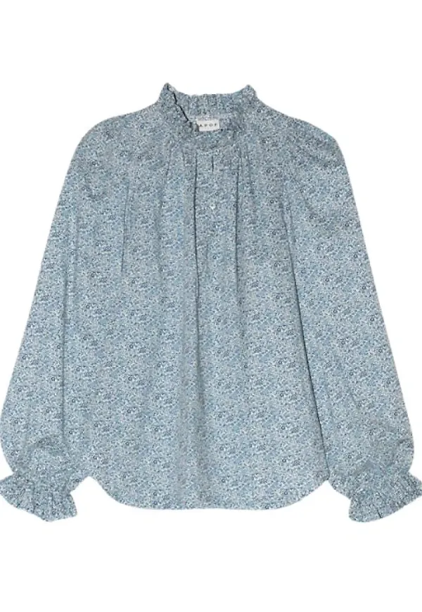Apof, Blusar & Skjortor , Dam, S, Bomull, Annabella Blus med Liberty Fabric Blommor