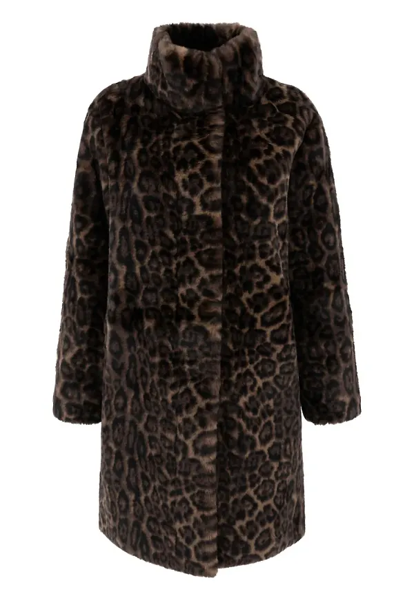 Apparis leopardmönstrad kappa - Brun