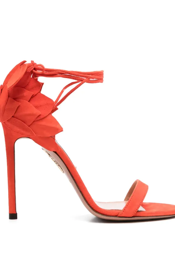 Aquazzura Hibiscus sandaler 105 mm - Röd