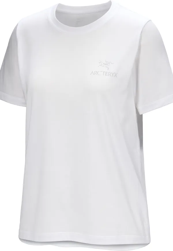 Arc'teryx Women's Kragg Sl Cotton Emblem Crew Shortsleeve White Light