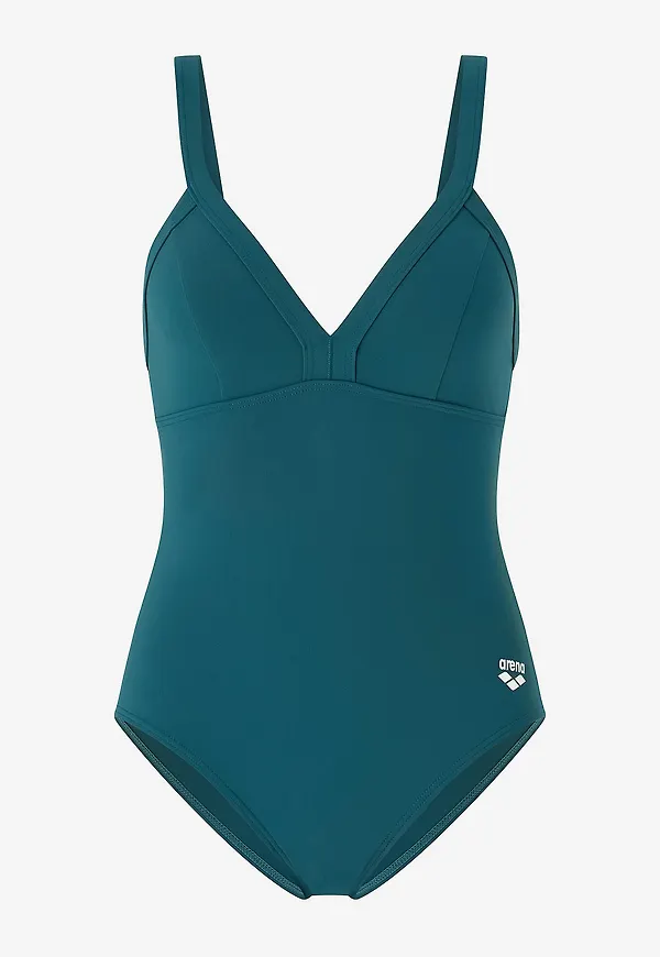 Arena - Baddräkt Women's Arena Swimsuit Lara Soft Curve Back - Grön