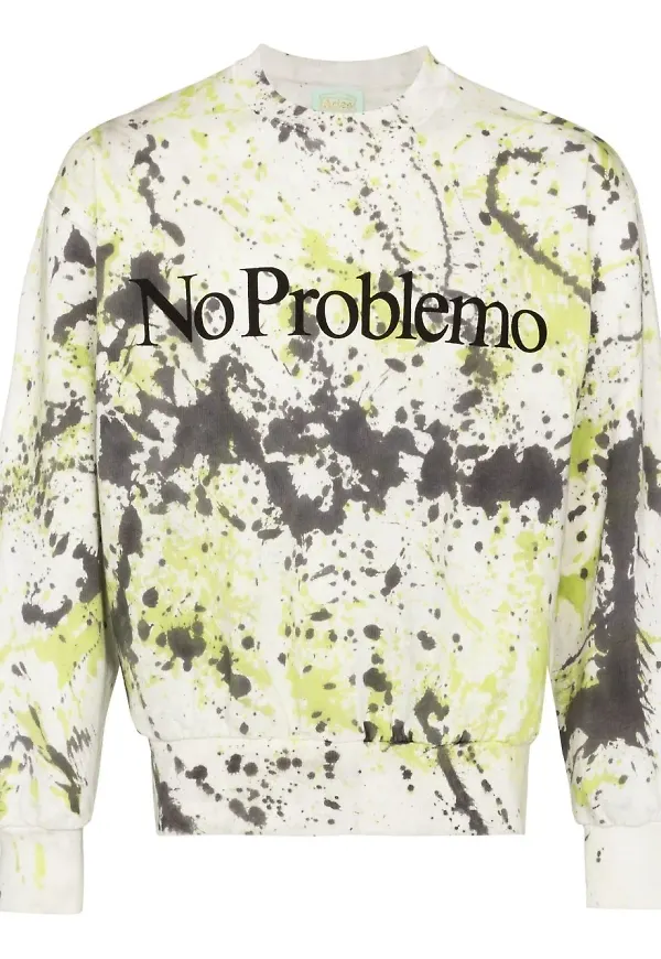 Aries No Problemo mönstrad tröja - Neutral