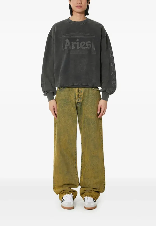 Aries sweatshirt med logotyp - Svart