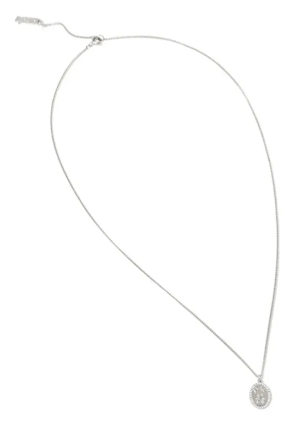 Aries Zodiac halsband - Silverfärgad