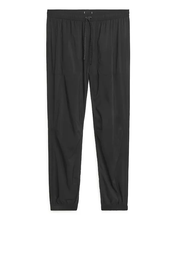 Arket Actieve Stretchbroek Zwart, Sportbroeken in maat M. Kleur: Black
