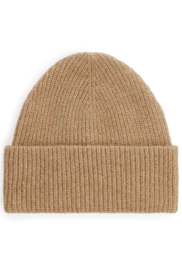 Arket Alpaca Merino Beanie Beige, Mössor i storlek Onesize