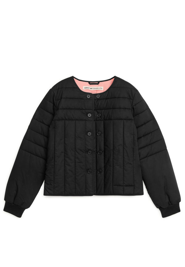 ARKET and Pia Wallén Quilted Jacket - Black