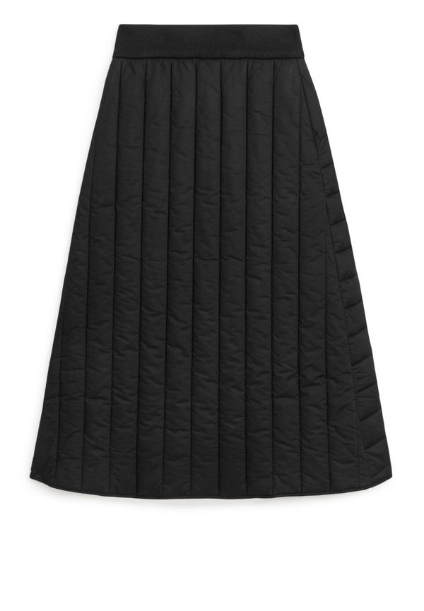 ARKET and Pia Wallén Quilted Skirt - Black
