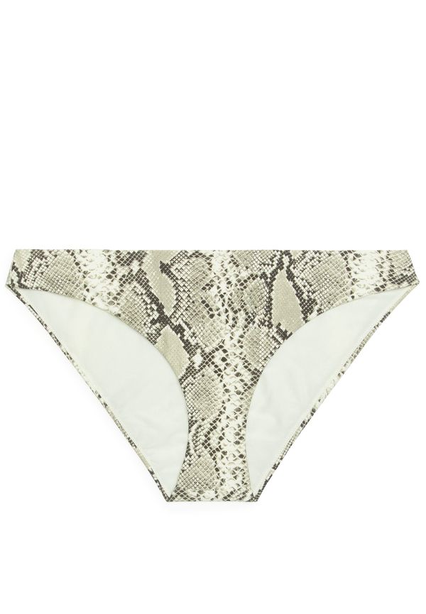 Arket Bikini Bottom Beige/animal Print, Bikiniunderdelar i storlek 40 och färg Flerfärgad