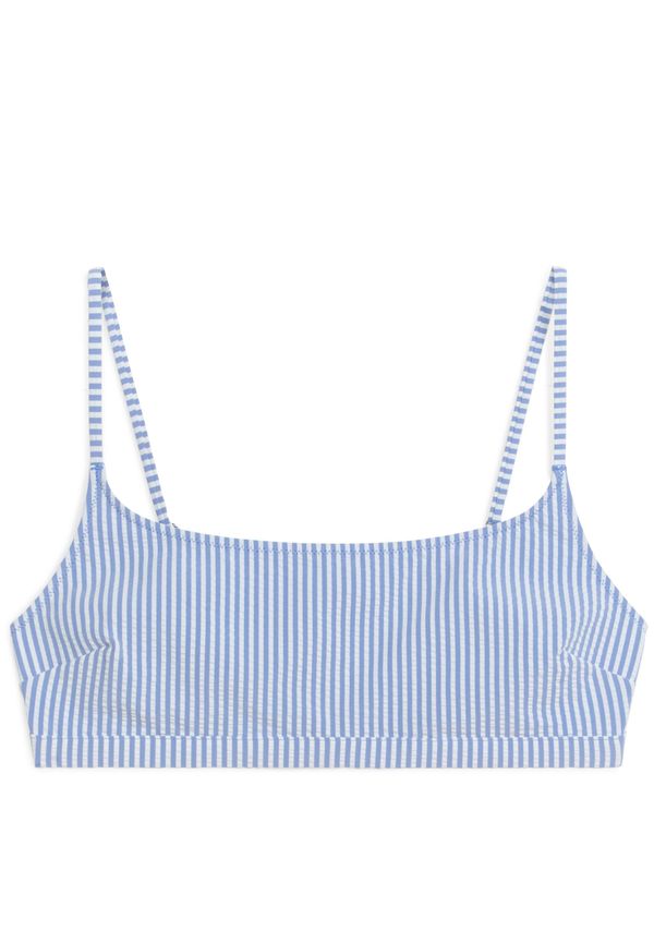 Arket Bikinitopp I Bäckebölja Blå/vit, Bikinitoppar i storlek 38