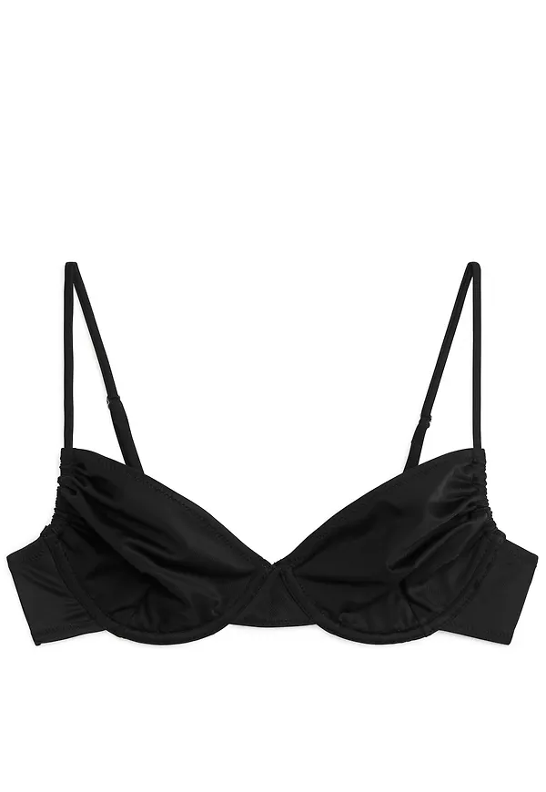 Arket Bikinitopp Med Bygel Svart, Bikinitoppar i storlek 70C