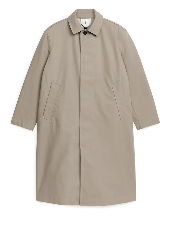 Arket Carcoat I Bomull Beige, Kappor i storlek 54