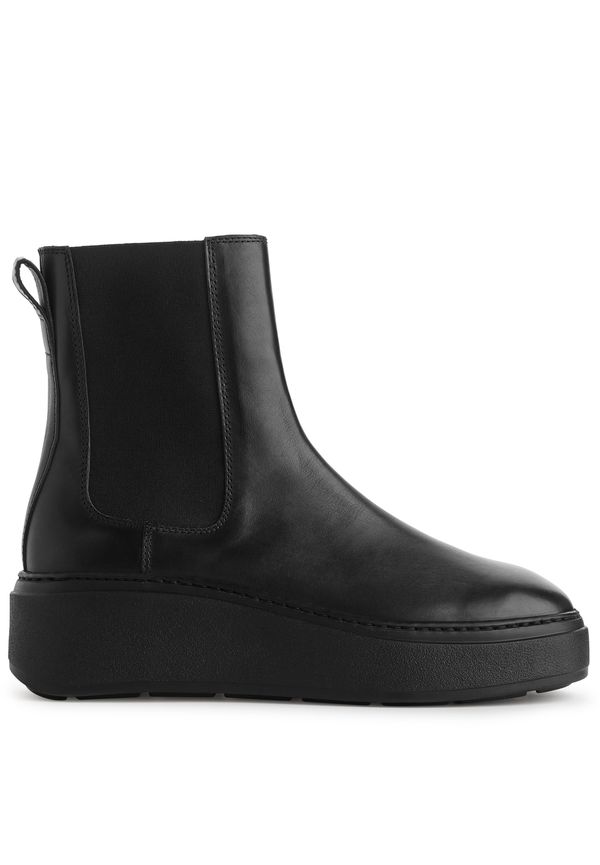 Arket Grova Chelseaboots Svart, Stövletter i storlek 41