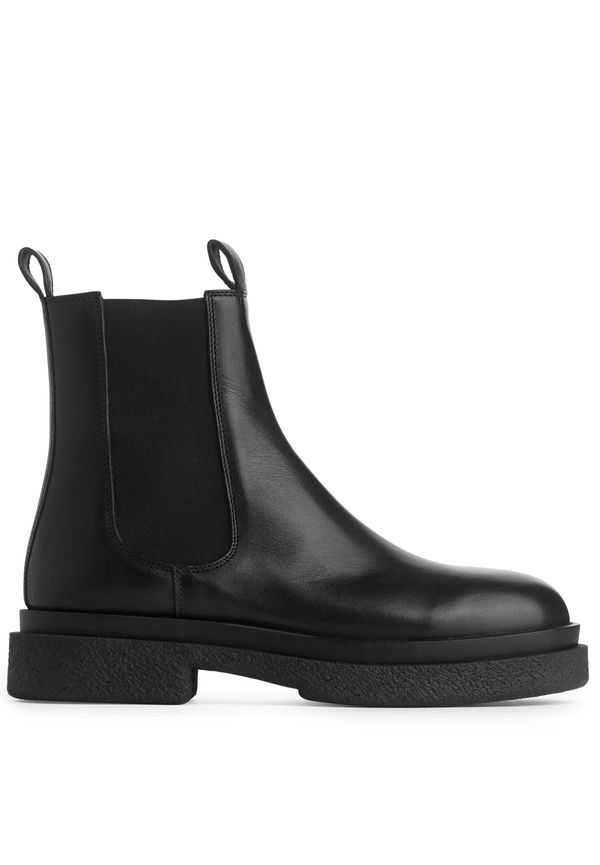 Arket Grova Chelseaboots Svart i storlek 37