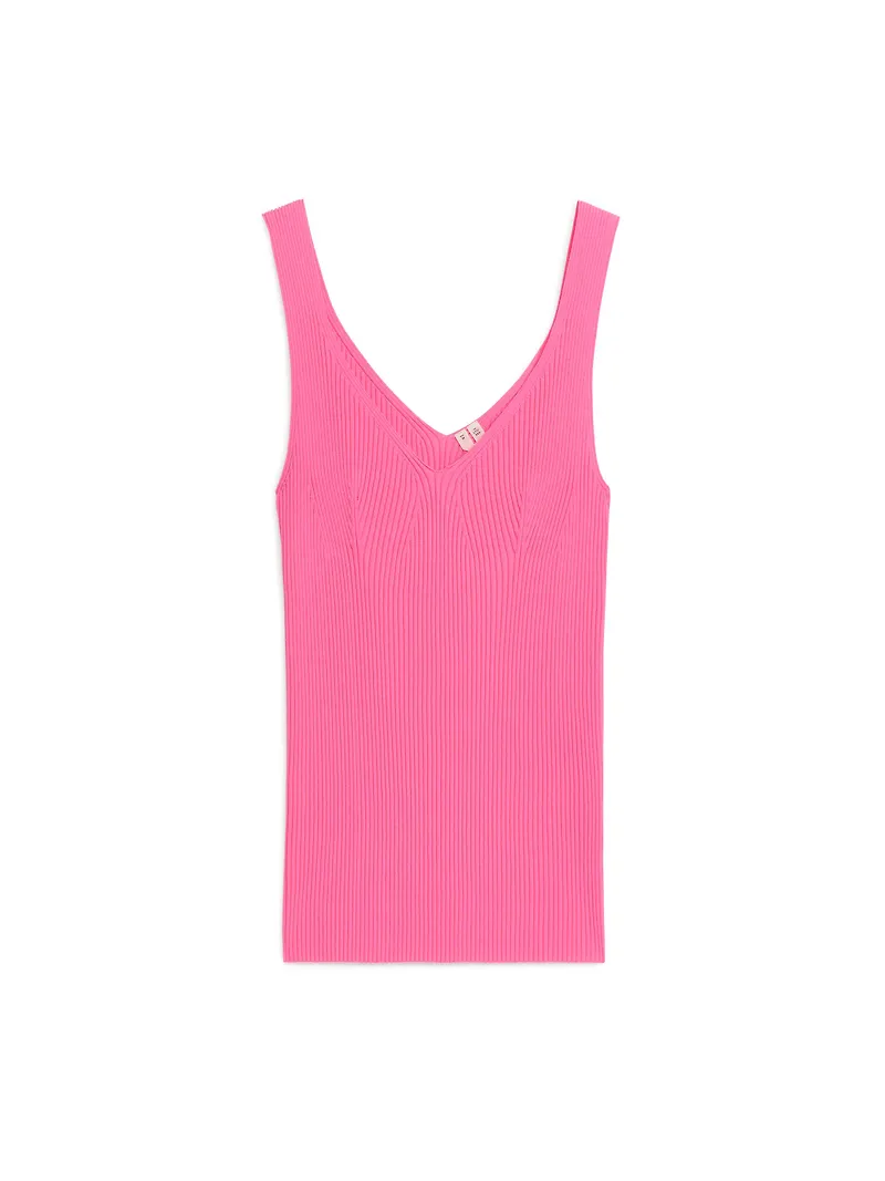 Arket Ribbat Linne Rosa, Linnen i storlek M