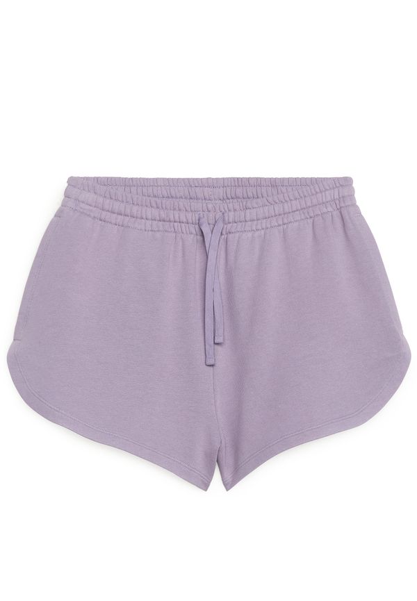 Arket Shorts I Fransk Frotté Lila, Träningsshorts i storlek L