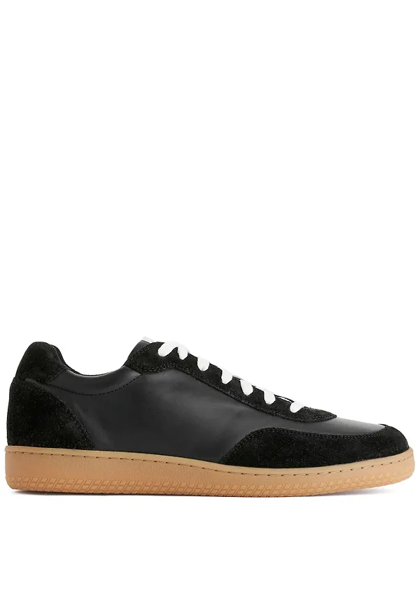 Arket Sneakers I Läder Svart i storlek 41