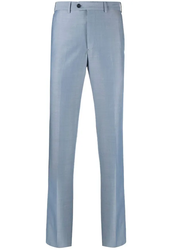 Armani Collezioni enkla chinos - Blå