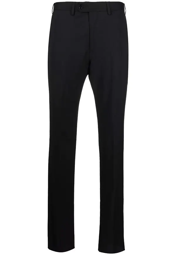 Armani Collezioni raka finbyxor - Svart